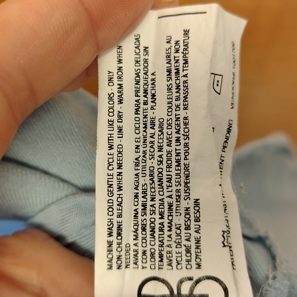 Nine West Jeans Women's  Light Blue Woven Top - Picture 8 of 9